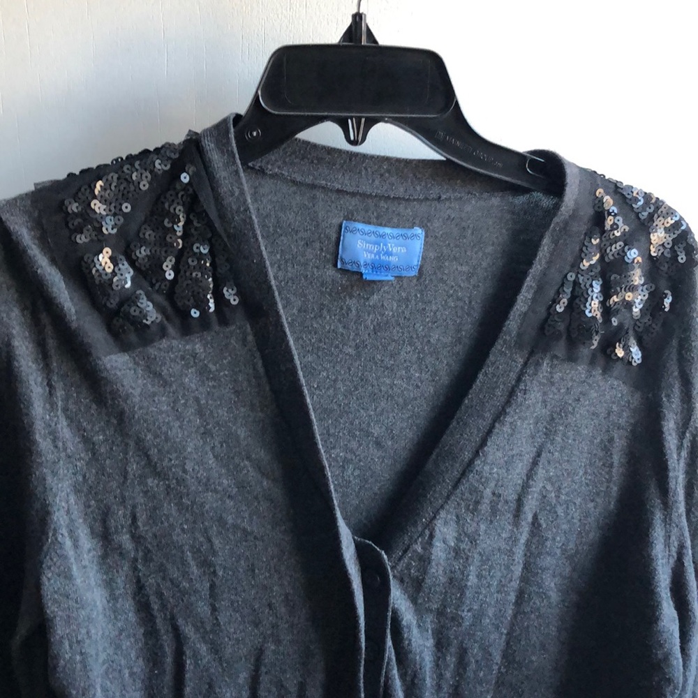 Beautiful sequin and lace sweater cardigan